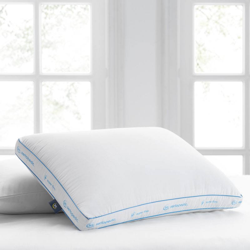 Extra Firm Hypoallergenic Bed Pillow - Queen/Standard Size, Supportive
