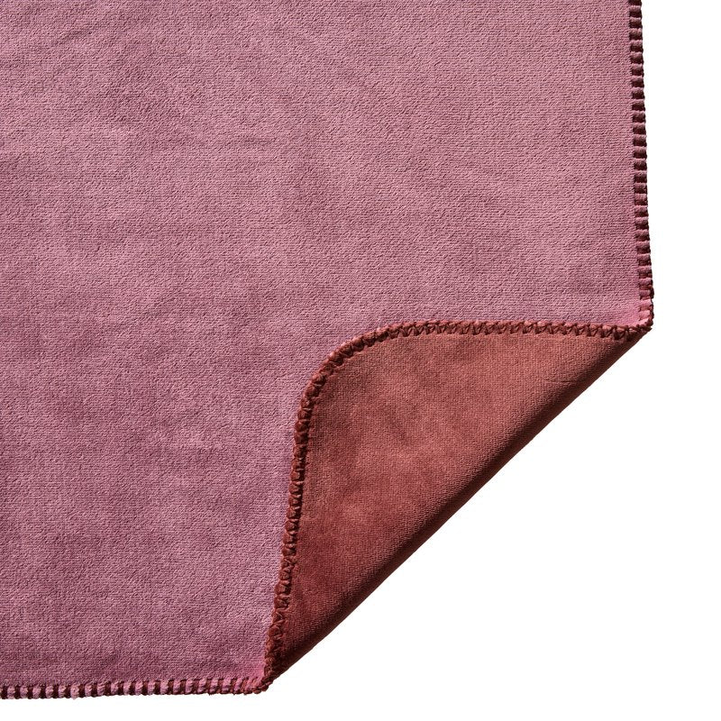 Reversible Plush Bed Blanket Full/Queen - Violet Gem, 90 x 96 in