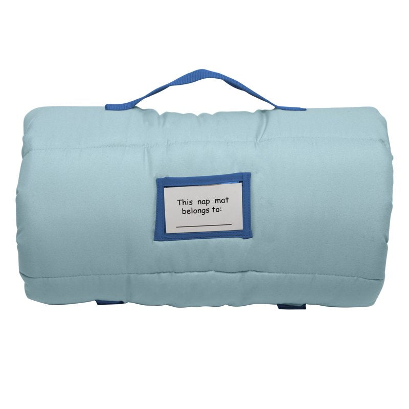 Toddler Nap Mat with Blanket and Pillow - All-in-One Travel Bed for Boys & Girls