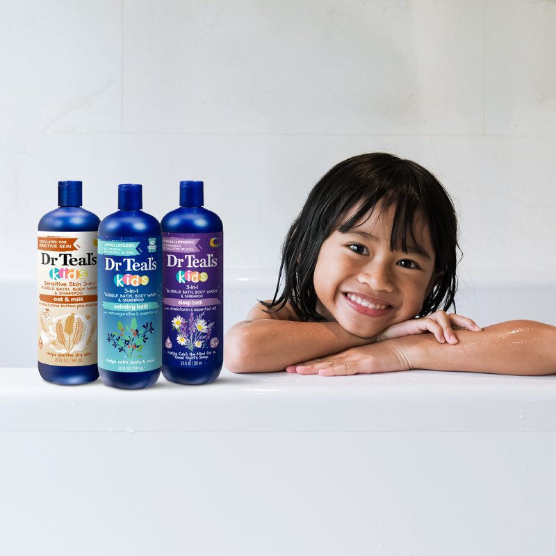 3-in-1 Kids Bubble Bath, Body Wash & Shampoo with Ashwagandha - 20 fl oz