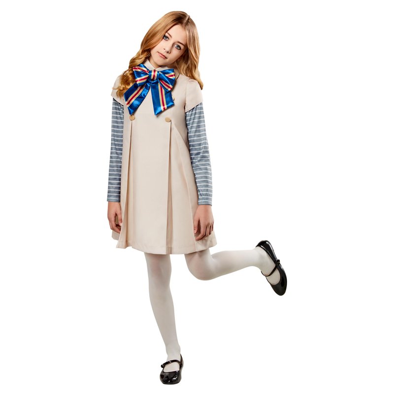 M3GAN Halloween Costume Dress for Children Girls L (10-12) - Spooky AI Character