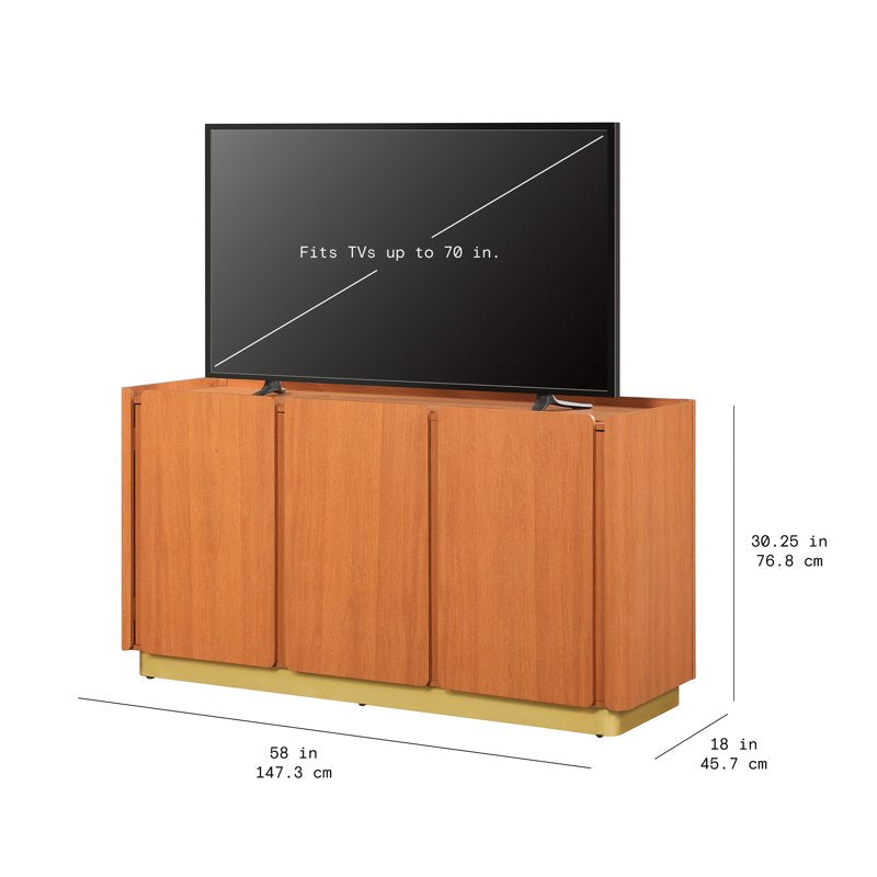 Mae TV Stand for TVs up to 70 inches - Mid-Century Modern Design