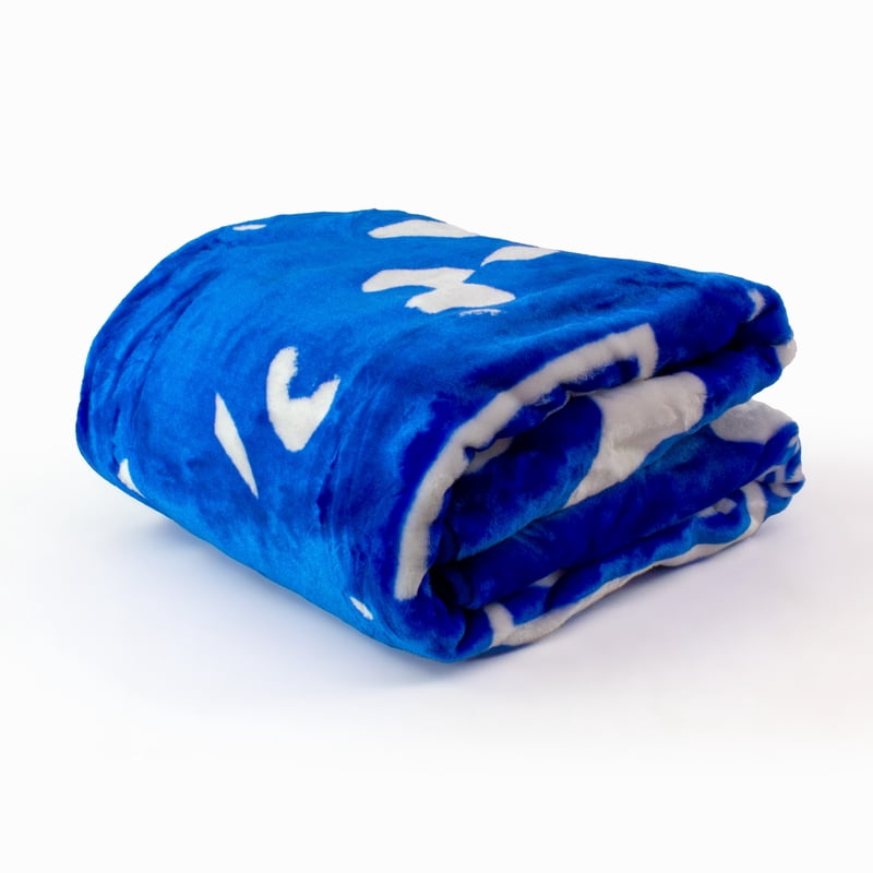 Kentucky Wildcats College Covers Raschel Throw Blanket - Twin Bedspread, 86" x 63" - Super Soft & Plush, Officially Licensed