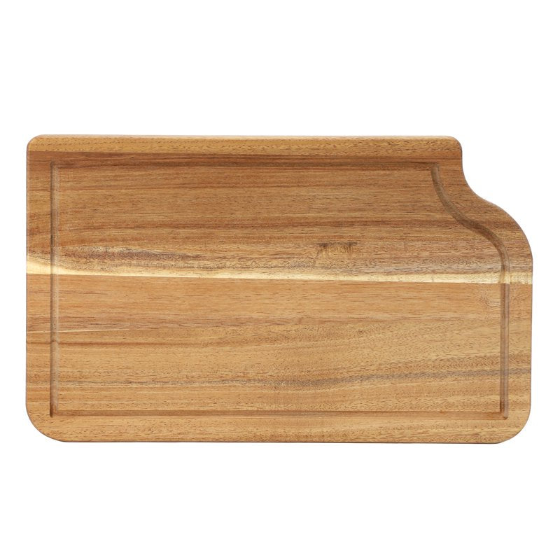 Acacia Wood Cutting Board - 14 x 8.5 Inch Light Brown
