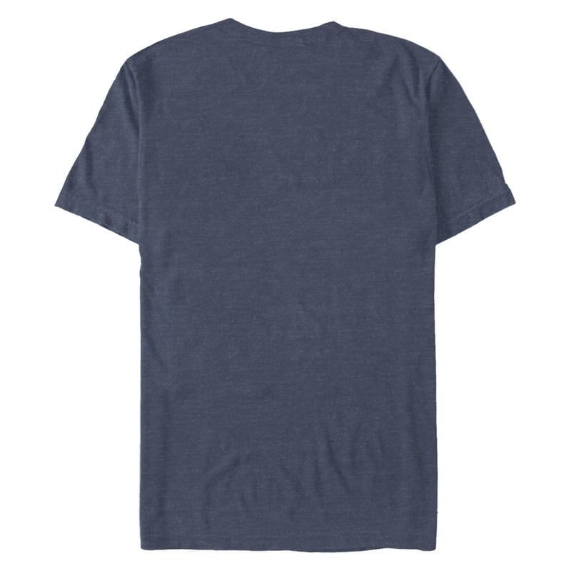 Men's Superman Bright Comic Logo T-Shirt Navy Blue Heather S - Official Apparel