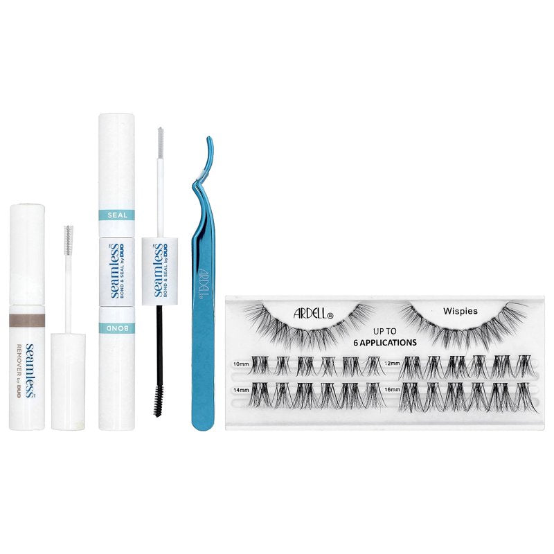 Seamless Underlash Extension Kit - Wispies Black, 36 Clusters