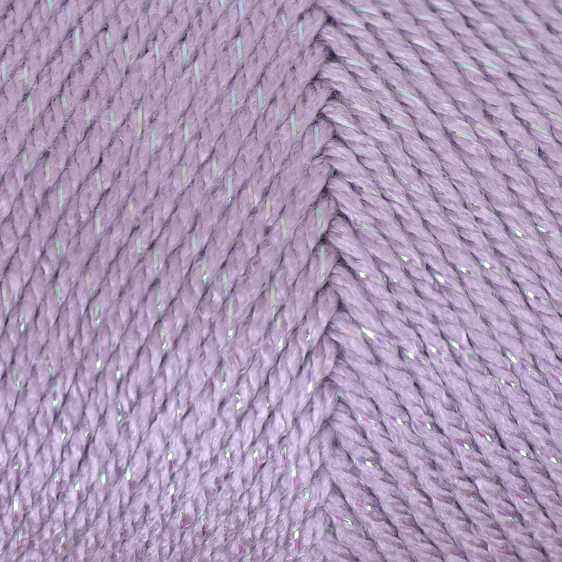 Sparkle Acrylic Yarn 5oz - Sweet Violet - Medium Weight Glitter Yarn for Knitting & Crochet
