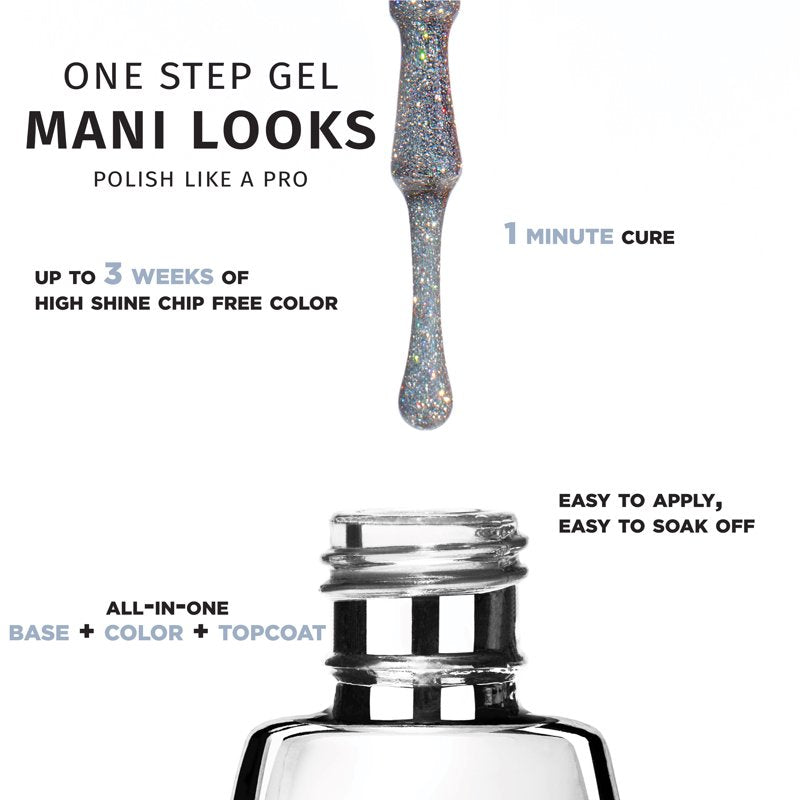 One-Step Gel Nail Polish - Flashing Lights, 0.5 fl oz