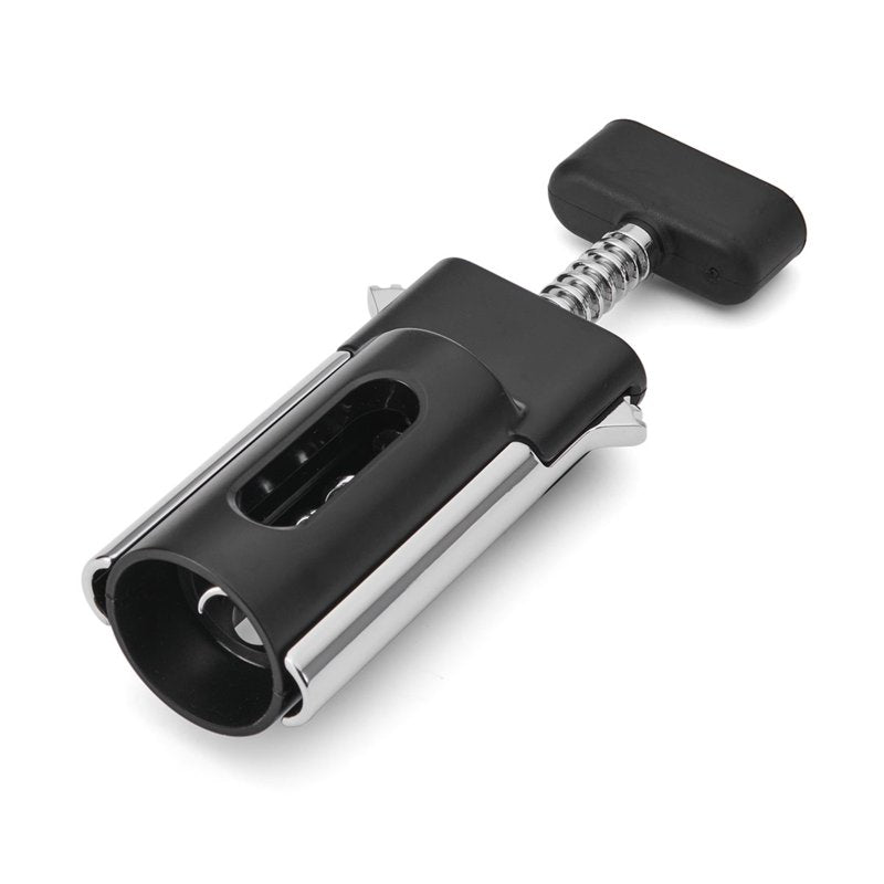 Winged Corkscrew - Black, Chrome Plated Metal Design
