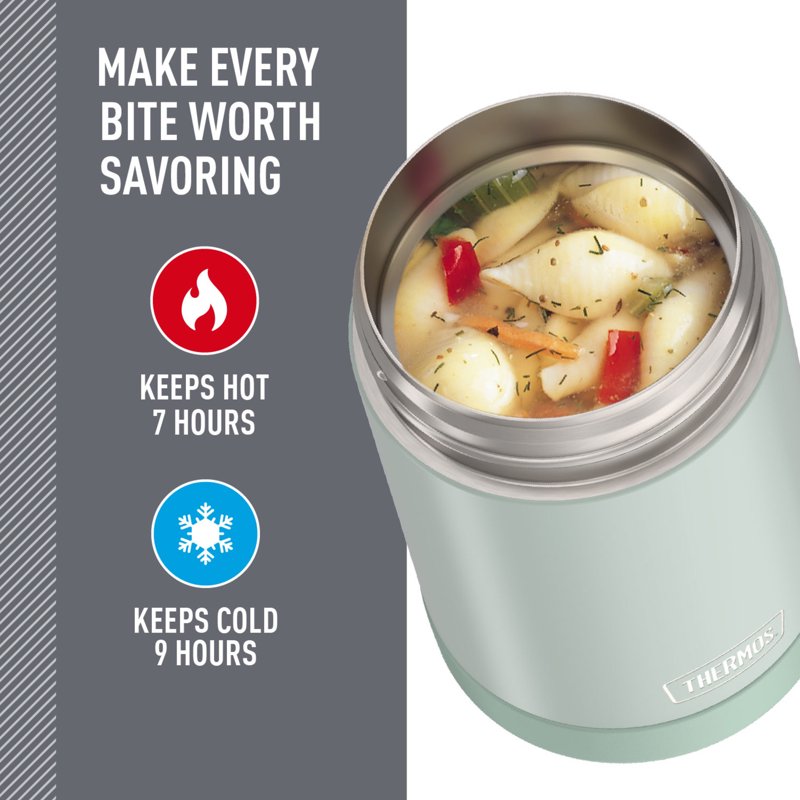 16oz Vacuum Insulated Stainless Steel Food Jar - Sage Green