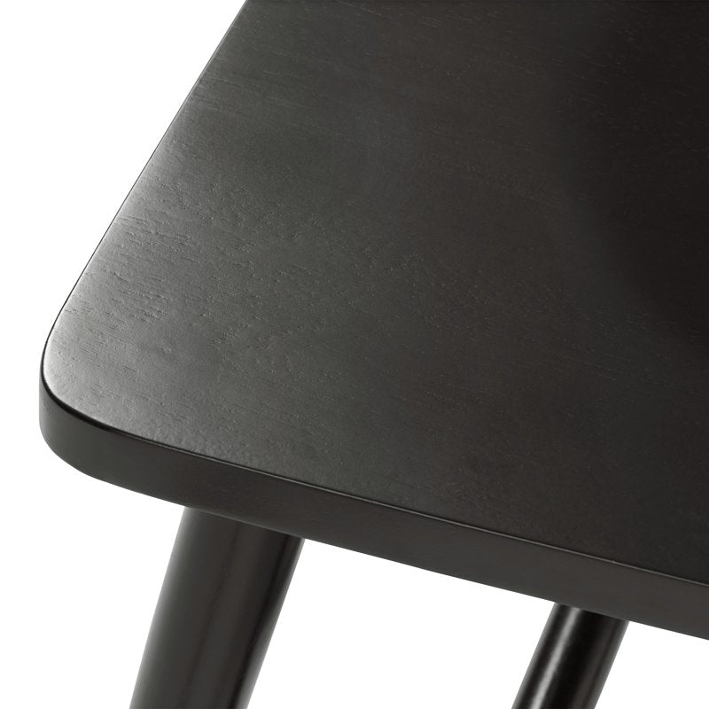 Gerald Dining Chairs Set of 2 - Black Ladder-Back Design