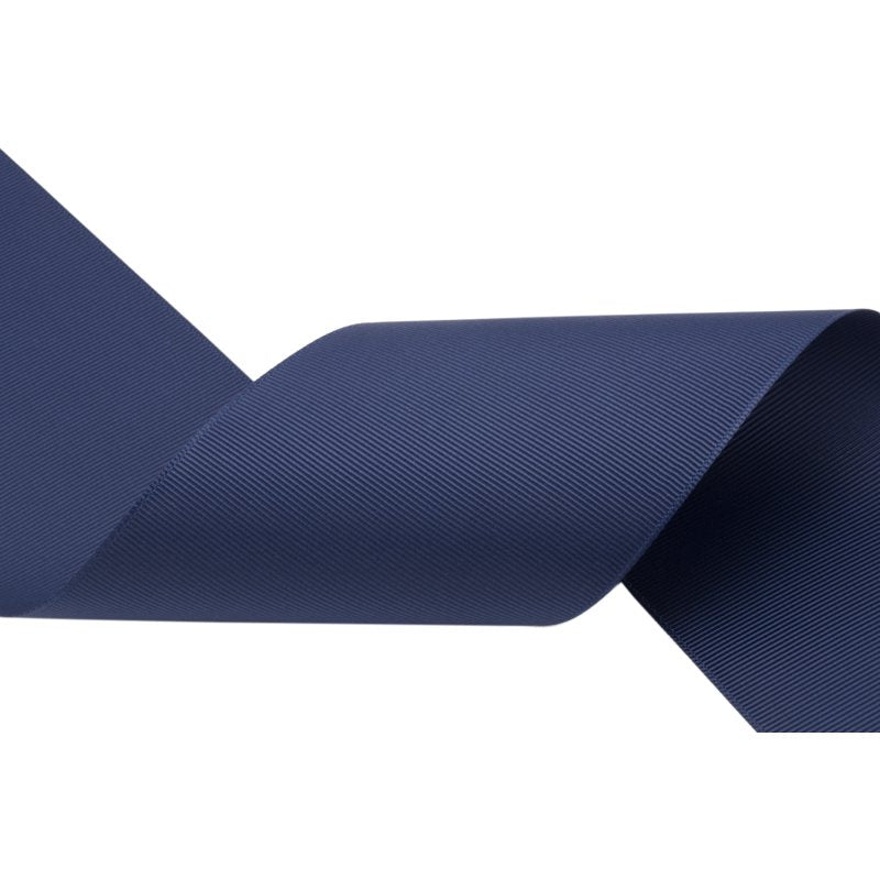 Grosgrain Ribbon 3 Inch x 25 Yards - Navy Craft Ribbon for Hair Bows & Gift Wrapping - Premium Polyester