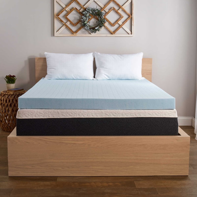 Comfort Tech 4-Inch TheraGel Memory Foam Mattress Topper - Full Size
