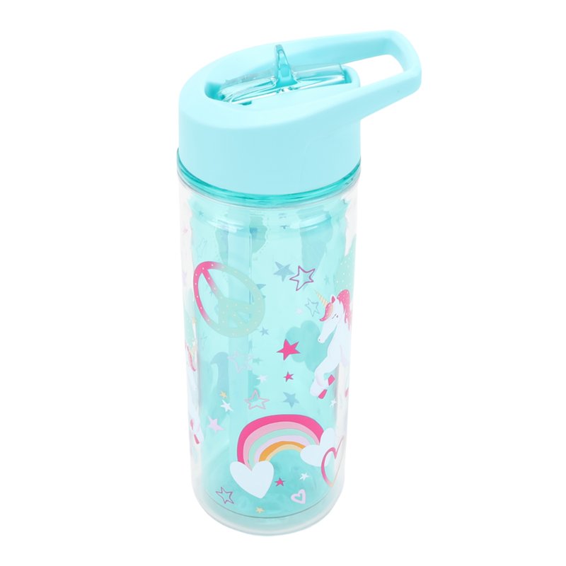 14 oz Double Wall Insulated Unicorn Water Bottle - 2 Pack, Blue