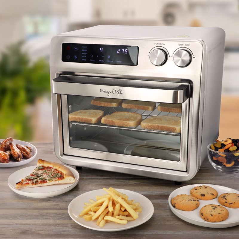 26.4 Quart Digital Air Fryer & Countertop Oven - Stainless Steel