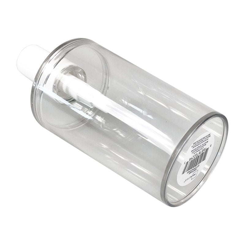 Mainstays Clear Plastic Liquid Soap Dispenser - 10 oz, Single, Bathroom & Kitchen