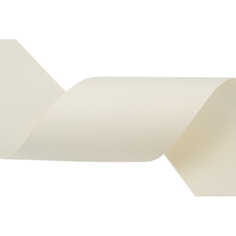 Grosgrain Ribbon 3 Inch x 25 Yards - Ivory Craft Ribbon for Hair Bows & Gift Wrapping - Premium Polyester