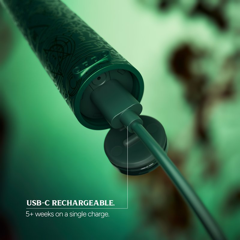 Sonic Lite Electric Toothbrush - 35,000 Pulses, Waterproof, USB-C