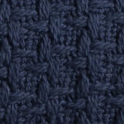 King Navy Cotton Blanket - Woven, Soft, Durable 100% Yarn-Dyed Cotton