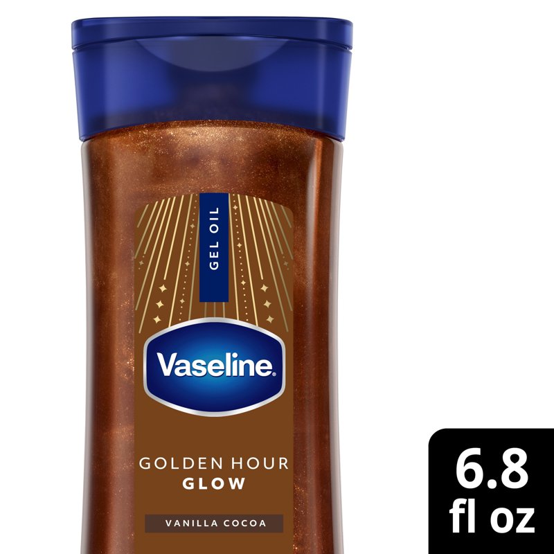 Shimmering Body Gel Oil with Cocoa Butter - Golden Hour Glow