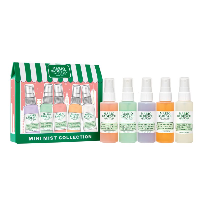 Hydrating Facial Mist Spray Collection - 5 Piece Travel Skin Care Set