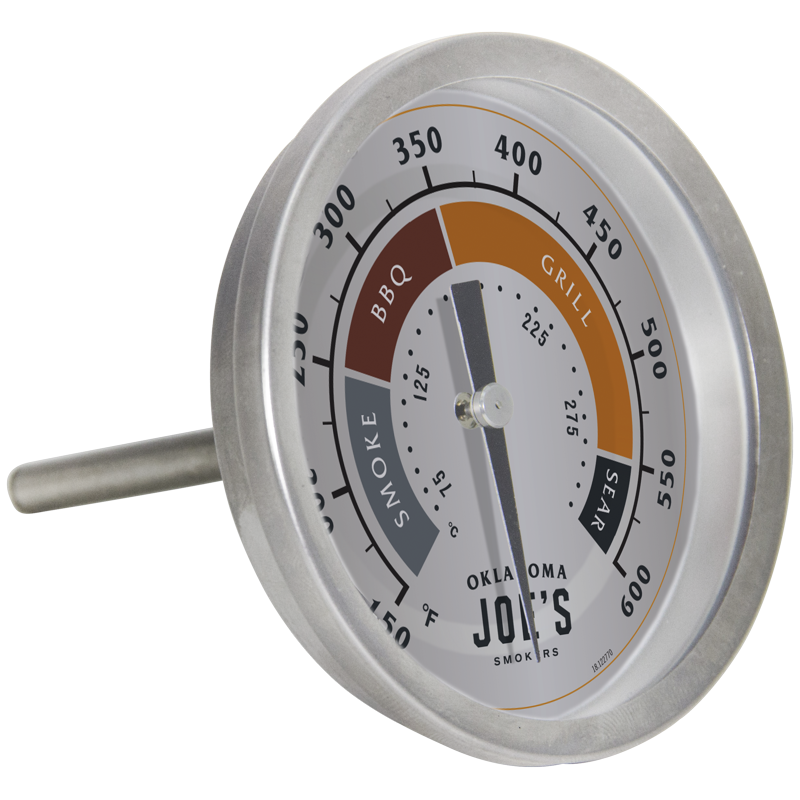 3-Inch Smoker Gauge - Glow-in-the-Dark Temperature Monitor