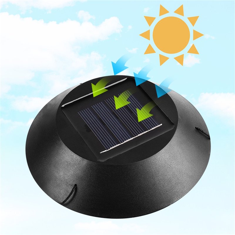Solar Wind Chime Spinner Outdoor Garden Decor LED Courtyard Ornament - Variation P