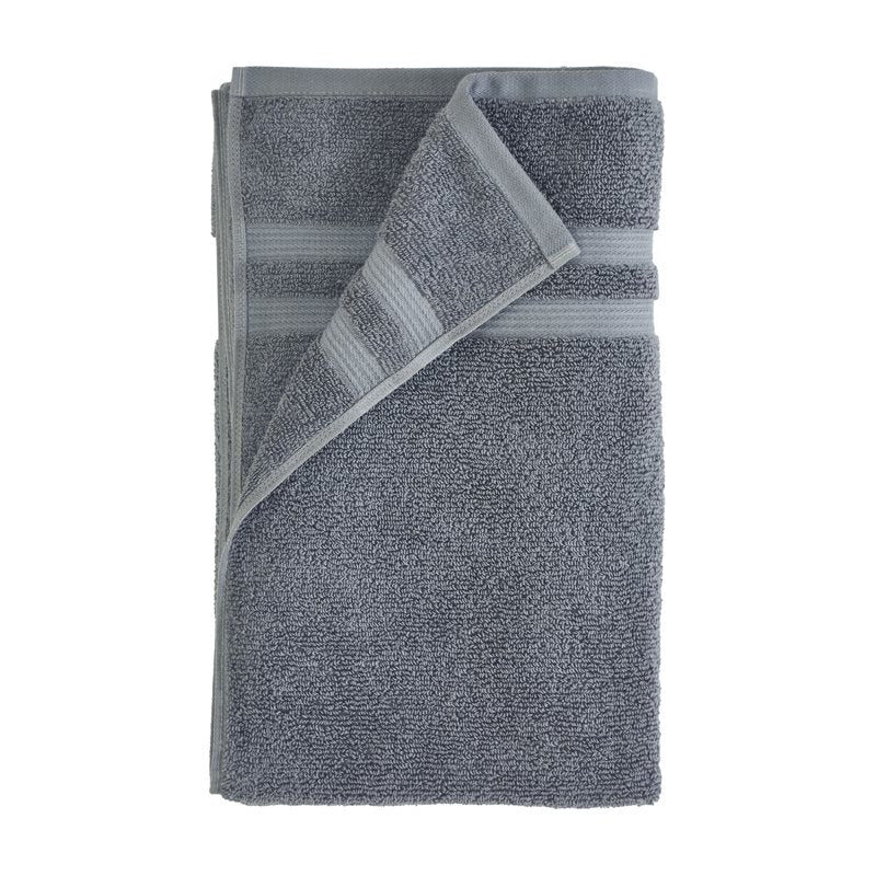 Cotton-Rich Quick Dry Bath Sheet - Grey, 30 x 62 Inches - Mainstays Performance - Variation of Grey Bath Sheet