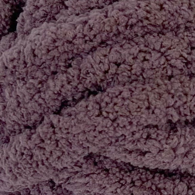 Purple Chunky Chenille Yarn - 31.7 Yards, Super Bulky, 100% Polyester