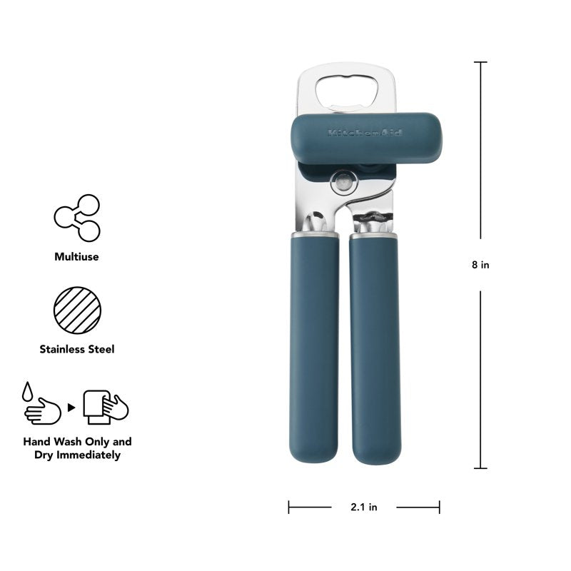 Stainless Steel Manual Can Opener with Bottle Opener - Agave