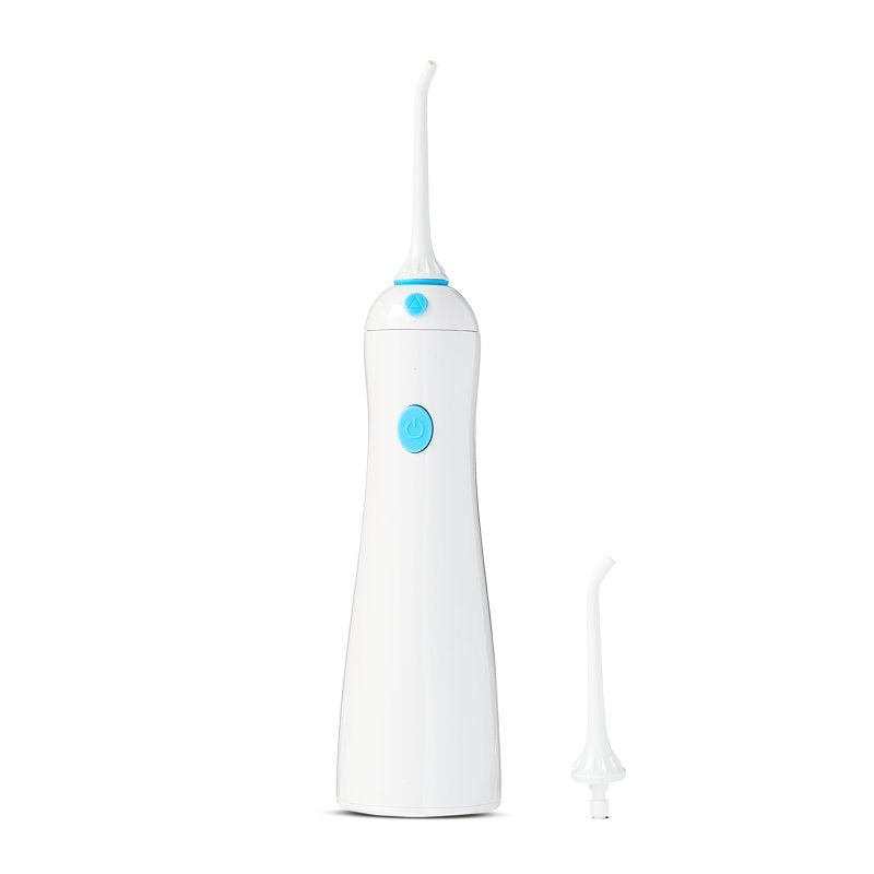 Cordless Water Flosser with Removable Tank & 2 Pressure Tips - White