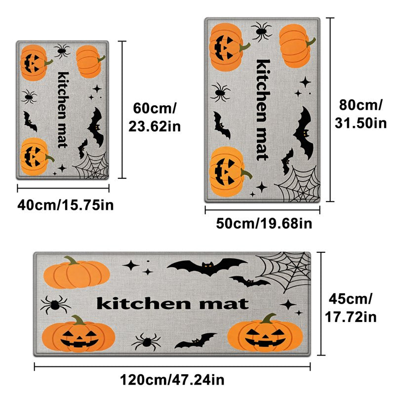 Halloween Pumpkin Lanterns 2Pcs - 15.7x23.6'' & 17.7x47.2'' Decorative Lanterns