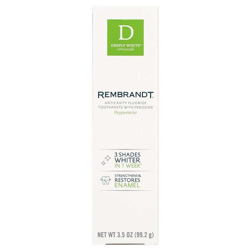 Deep Whitening Toothpaste with Peroxide, Mint Flavor, 3.5 oz - 2 Pack