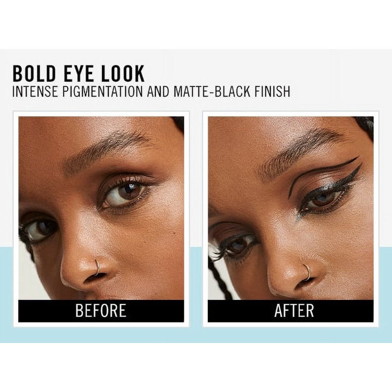 Exaggerate Eyeliner - 001 Black, 0.08 fl oz with Felt-Tip Applicator