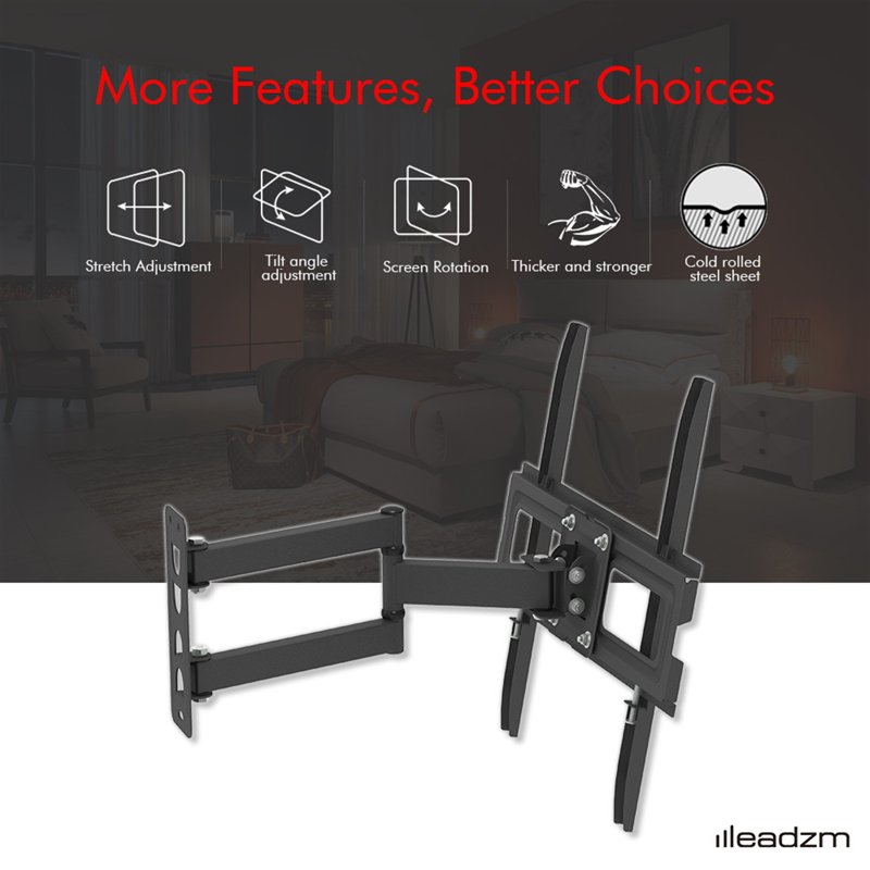 32-65 Inch TV Stand with Adjustable Tilt - TMXD-103