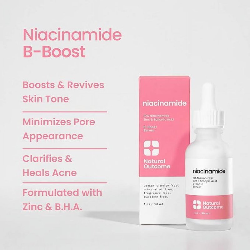 Niacinamide Facial Serum with Zinc & Salicylic Acid - 10 oz