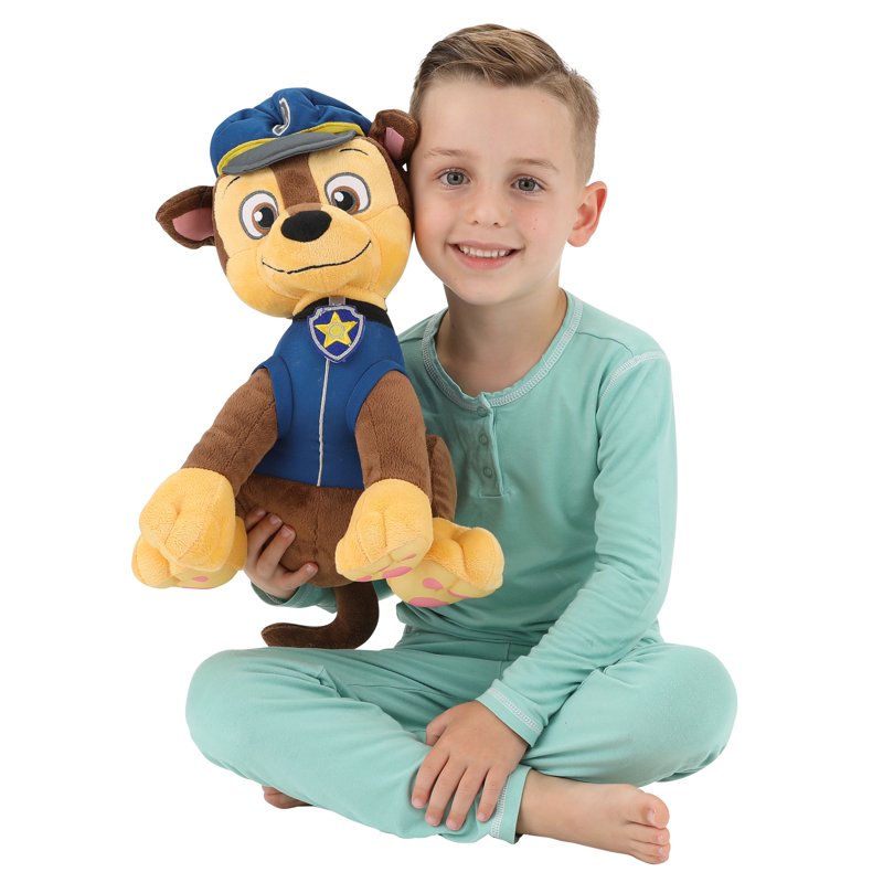Kids Chase Plush Pillow Buddy - Soft Paw Patrol Bedtime Toy, Blue
