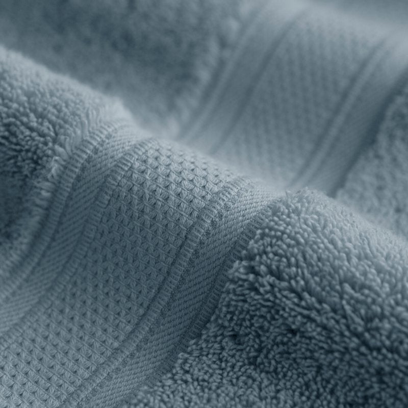 Seed & Stone Ultra-Soft 30% Recycled Cotton Bath Towels Set - Marine Blue
