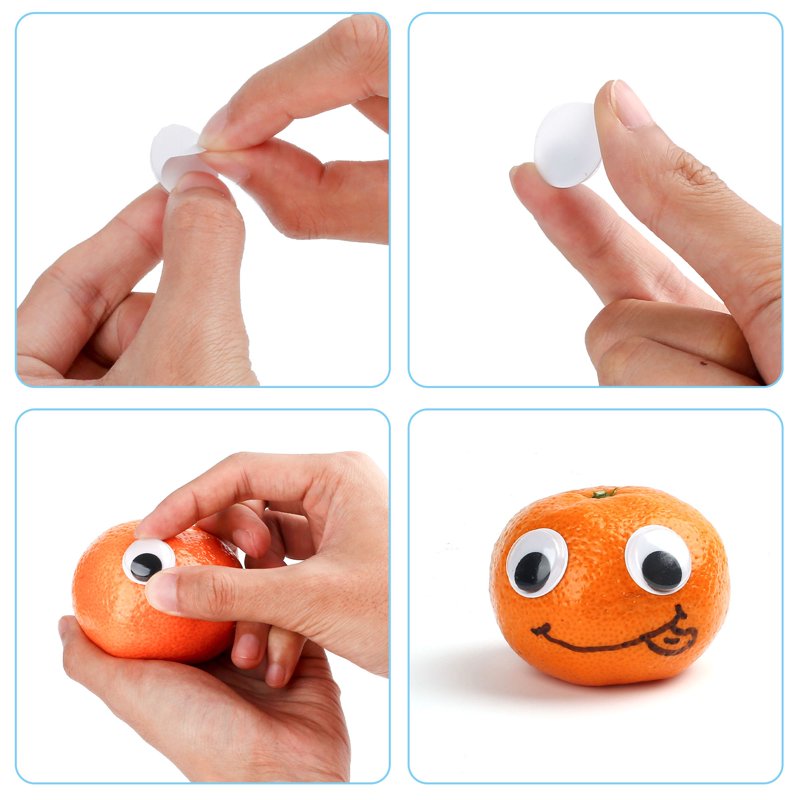 Giant Self-Adhesive Googly Eyes 6-20mm - 2 Pack, Kids & Craft Decor