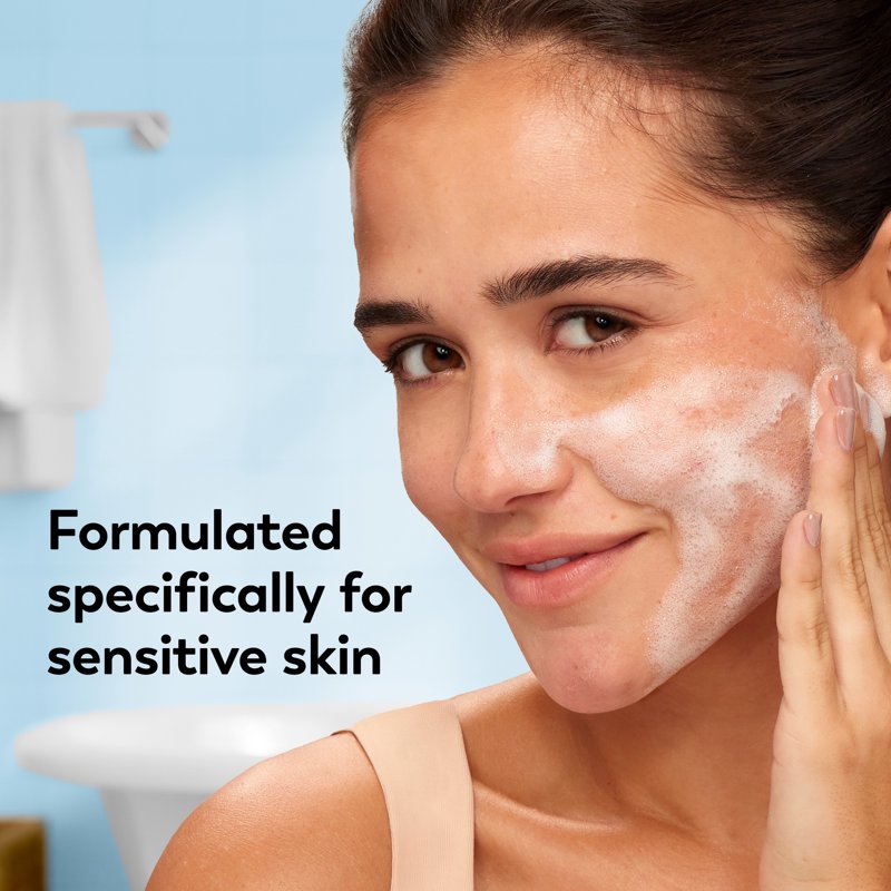 Gentle Foaming Face Cleanser for Sensitive Skin, Fragrance-Free, 6.7 fl oz