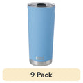 20 oz Double-Wall Insulated Stainless Steel Tumbler - Sky Blue, 9 Pack