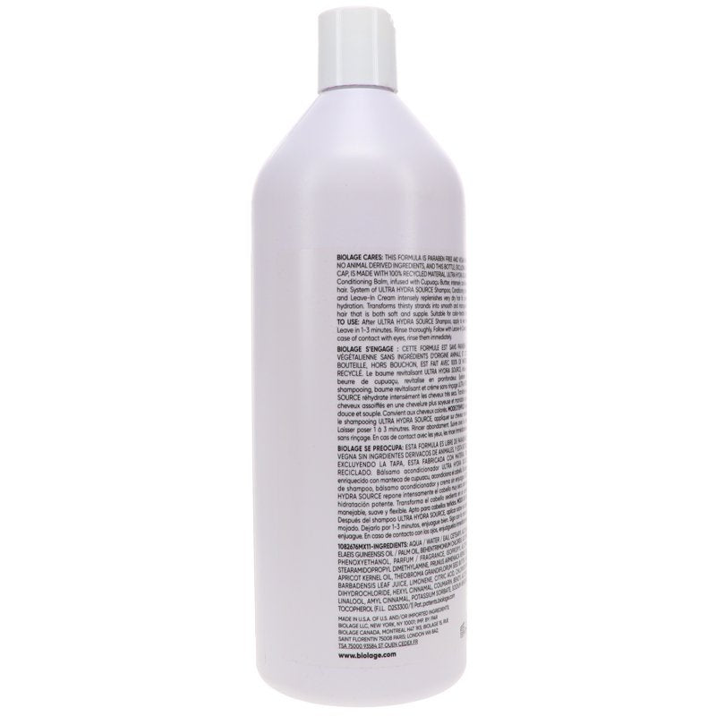 Ultra Hydrating Conditioner for Dry Coarse Hair, 33.8 fl oz Salon Size