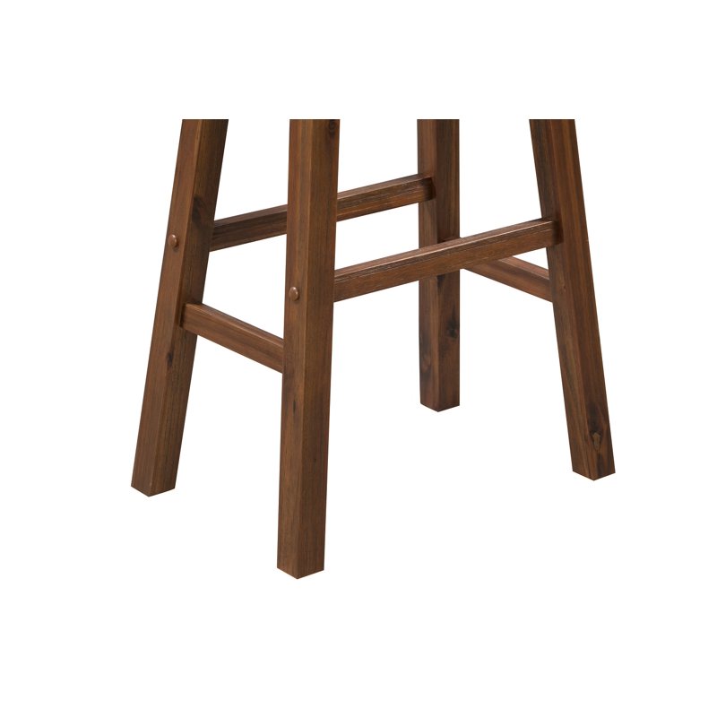 Sonoma Saddle Barstool - Chestnut Wire-Brush Finish