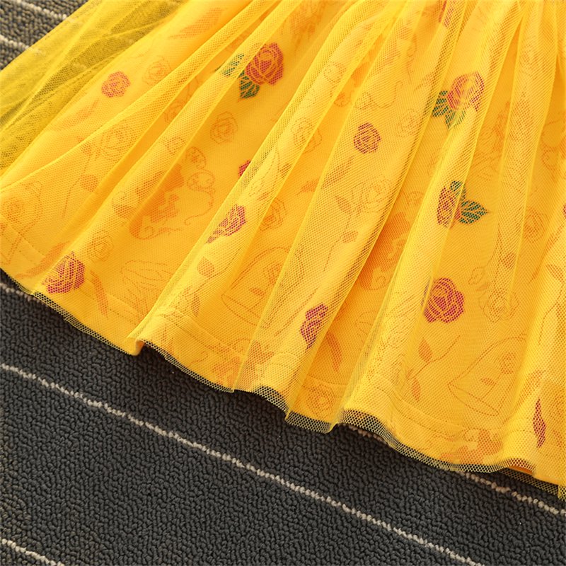 Gold Princess Dress for Toddler Girls 2-3T - Tulle Formal Birthday Halloween