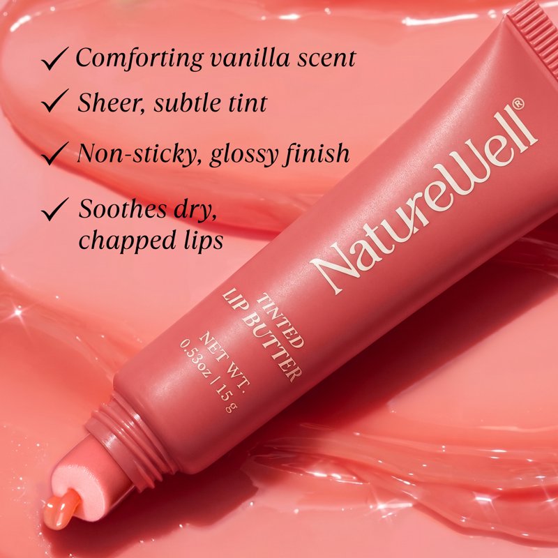 Tinted Lip Butter with Vitamin E & Shea Butter - Ultra-Hydrating Lip Care
