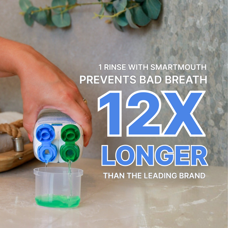 Clinical Activated Oral Rinse, Anti-Gingivitis & Bad Breath Mouthwash, 16 oz
