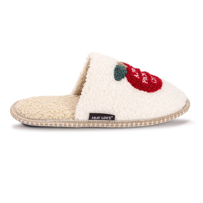 MUK LUKS Women's Punch Needle Fall Halloween Slippers - XL Picking Variation