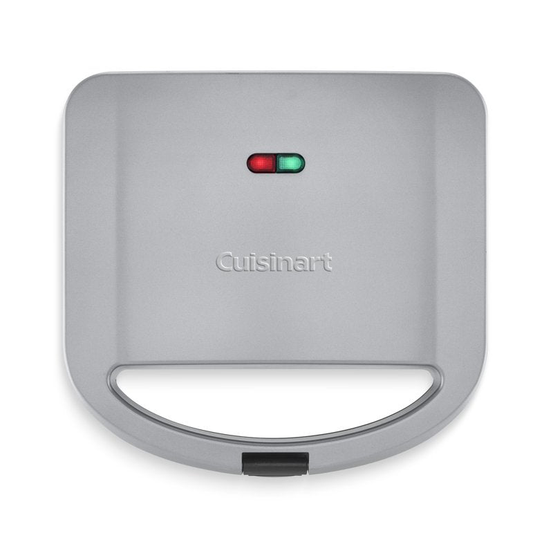 Dual-Slot Nonstick Sandwich Maker with Ceramic Plates