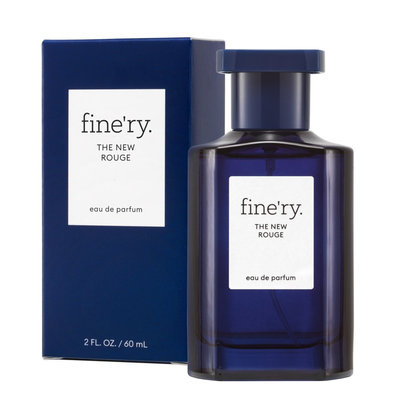 The New Rouge Eau de Parfum - Long-Lasting Saffron & Amber Scent, 2 fl oz