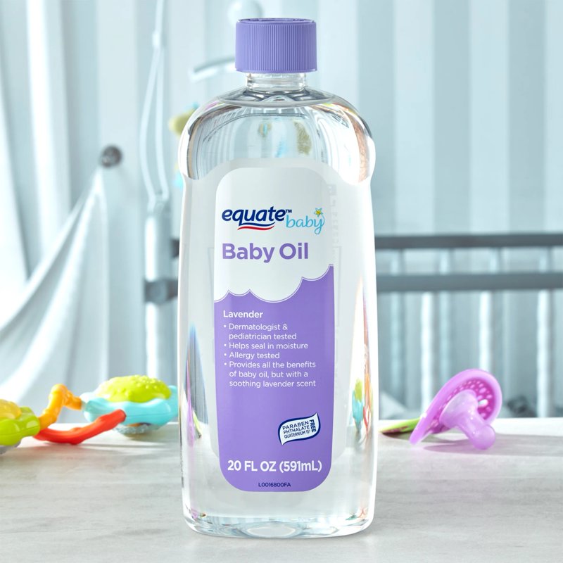 Lavender Scented Baby Oil - Gentle Moisturizing Formula for Delicate Skin